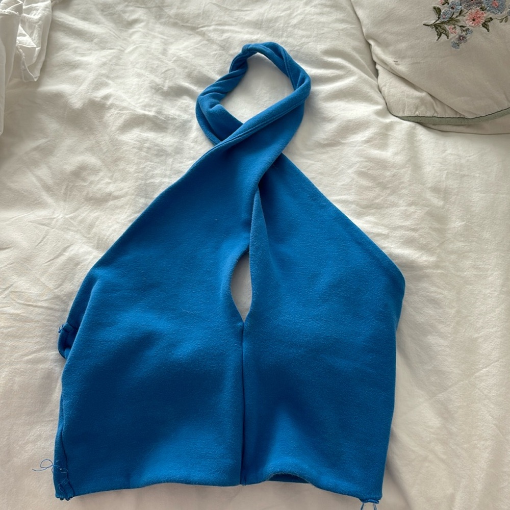 Zara high neck twist top